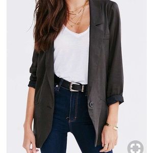 Silence & Noise Slouchy Tencel Blazer